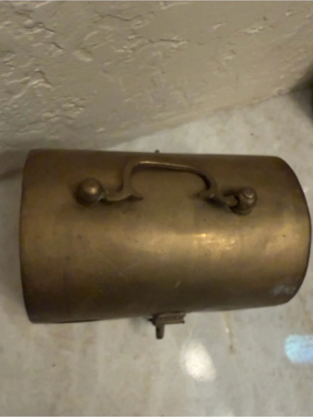 Vintage Enesco brass box 6”